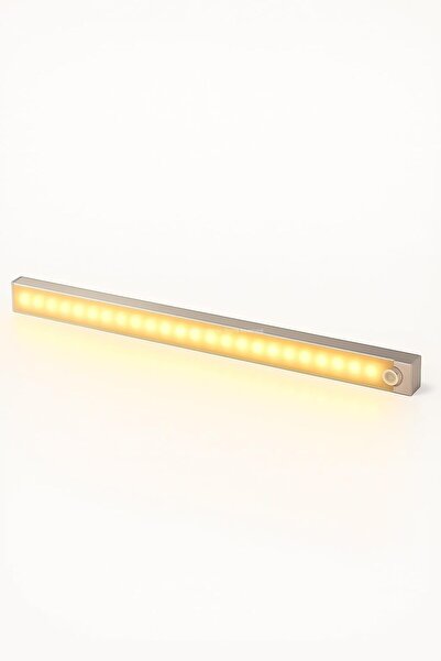 Busstier Sensörlü Şarjlı Yapışkanlı LED Işık Çubuğu USB ile Şarj Edilebilir K...
