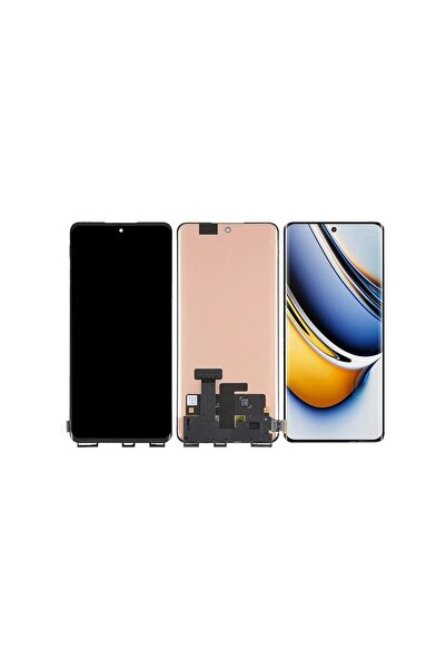 SDT شاشة ريلمي 12 برو بلس تعمل باللمس OLED (أسود)