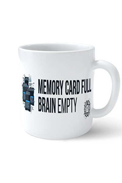 Morphena3D “Memory Card Full Brain Empty” Baskılı Kupa – Fotoğrafçı ve İçerik...