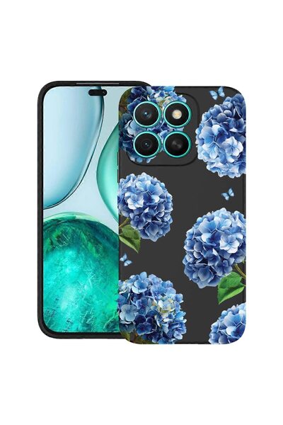 bestcase Υπέρλεπτη Θήκη TPU Συμβατή με Honor X6b, Φλοράλ - Χαριτωμένη Ορτανσί...