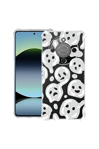bestcase Αντικραδασμική Θήκη 1.5mm Συμβατή με Honor Magic8 Lite, με Γκρι Σχέδ...