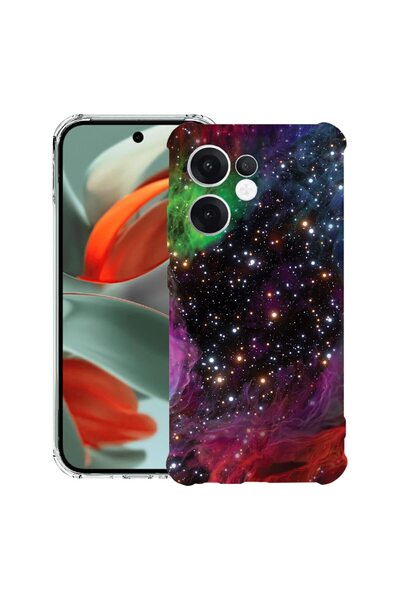 bestcase ¬Æ OPPO Reno13 F 5G compatible case, Anti Shock 1.5MM, Galaxies, Cam...