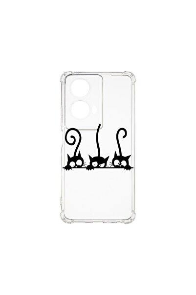 bestcase Husa pentru Motorola Moto G35, BestCase¬Æ Anti Shock 1.5MM, Cats, Re...