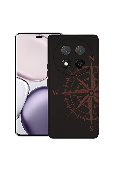 bestcase Калъф за Honor Magic 7 Lite, Премиум тънък силиконов 1.2ММ, Компас, ...