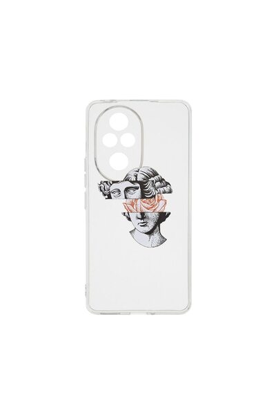 bestcase ¬Æ Husa Clear Silicon 2MM, Compatibila Cu Honor 200, David Statue, A...