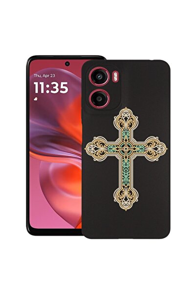 bestcase ¬Æ Husa pentru Motorola Moto G05, Cross, Slim Silicon 0.8MM, Antisoc...