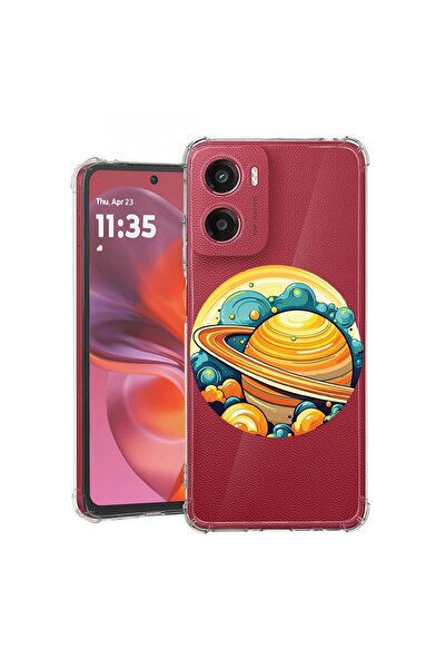 bestcase ¬Æ Husa pentru Motorola Moto G05, Anti Shock 1.5MM, Planet - Saturn,...