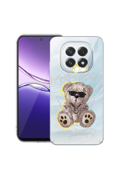 bestcase ¬Æ Husa pentru OPPO F29 Pro cu Design Teddy Bear Keep Away, Clear Sl...