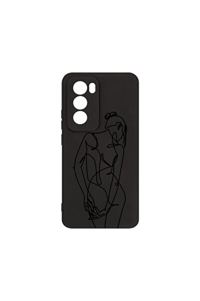 bestcase ¬Æ Husa Premium Silicon, Compatibila Cu OPPO Reno12 Pro, Woman Linea...