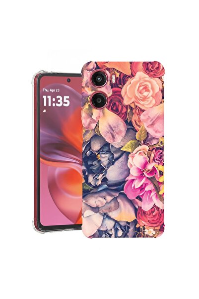 bestcase ¬Æ Husa pentru Motorola Moto G05, Anti Shock 1.5MM, Floral, Protecti...