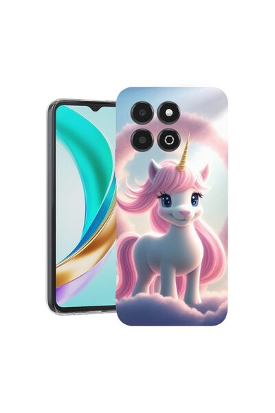 bestcase Husa pentru Honor X6b, BestCase¬Æ Clear Silicon 2MM, Magical Pattern...