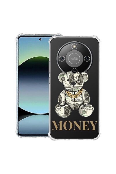 bestcase Husă Antișoc 1.5mm Compatibilă cu Honor Magic8 Lite, cu Design Ursul...