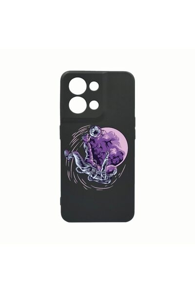 bestcase Husa Silicon, Compatibila cu Oppo Reno8 Pro, Astronaut Football, Rez...