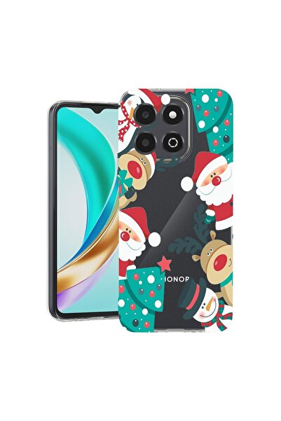 bestcase ¬Æ Husa Clear Slim Silicon Compatibila cu Honor X6c, Xmas, 3119582 T...