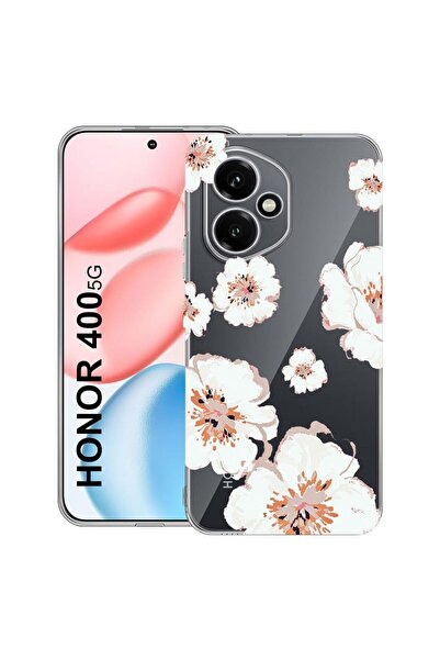 bestcase ¬Æ Husa Clear Silicon pentru Honor 400, Pastel Colors - Flowers, 203...