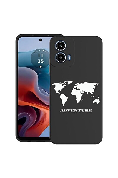 bestcase Θήκη για Motorola Moto G45 με σχέδιο Adventure, TPU Ματ Εξαιρετικά Λ...