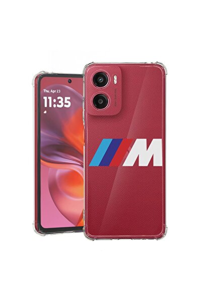 bestcase Съвместим калъф за Motorola Moto E15, Удароустойчив 1.5ММ, BMW M Pow...