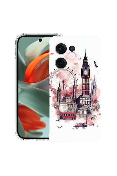 bestcase ¬Æ Husa Anti Shock pentru OPPO Reno14 F / FS cu Design Visit London,...