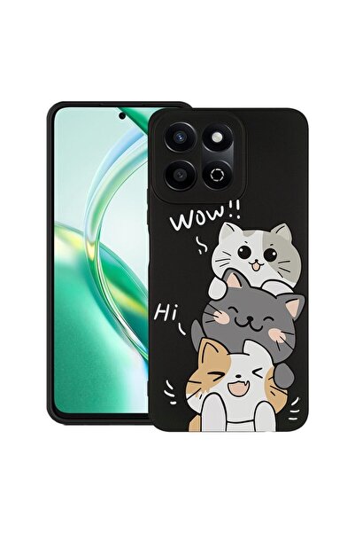 bestcase ¬Æ Husa Slim Silicon pentru Honor 200 Smart, Cat Wow, 1923378 B 1855