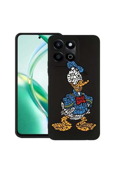 bestcase Θήκη για Honor 200 Smart, Λεπτή Σιλικόνη, Καλλιγραφία Donald, Προστα...