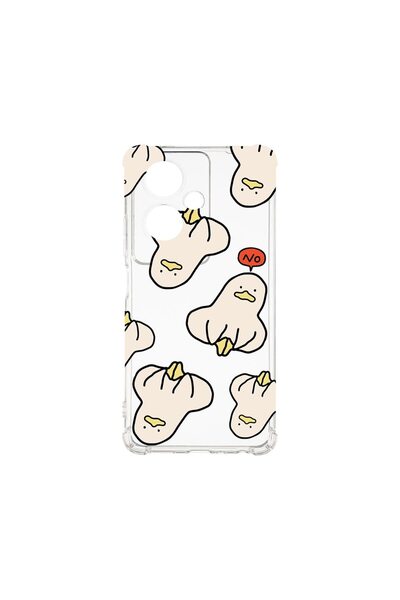 bestcase Противоударен калъф 1.5ММ, съвместим с OPPO Reno 11F, с десен на пат...