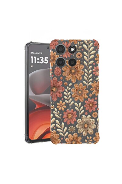 bestcase ¬Æ Husa Anti Shock Compatibila cu Motorola Moto G86 Power, Floral Ae...