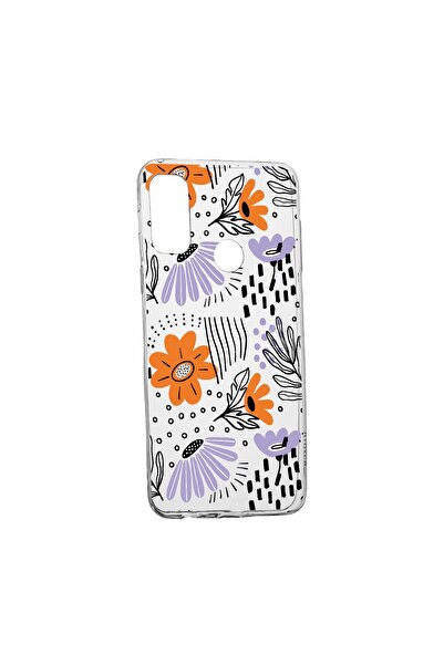 bestcase Θήκη Σιλικόνης Συμβατή με Motorola Moto G60s, Λουλούδια - Παστέλ Χρώ...