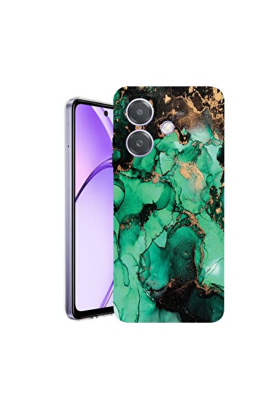 bestcase Husa pentru OPPO A40 / A40M, BestCase¬Æ Clear Silicon 2MM, Dark Marb...