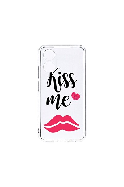bestcase Διαφανής Θήκη Σιλικόνης 2MM, Συμβατή με OPPO A17, Kiss Me, Αντικραδα...