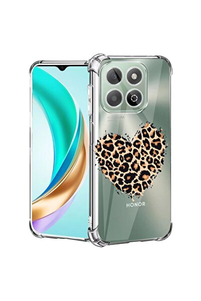 bestcase Husă pentru Honor X7c / 200 Smart cu design Leopard Heart, Antișoc, ...