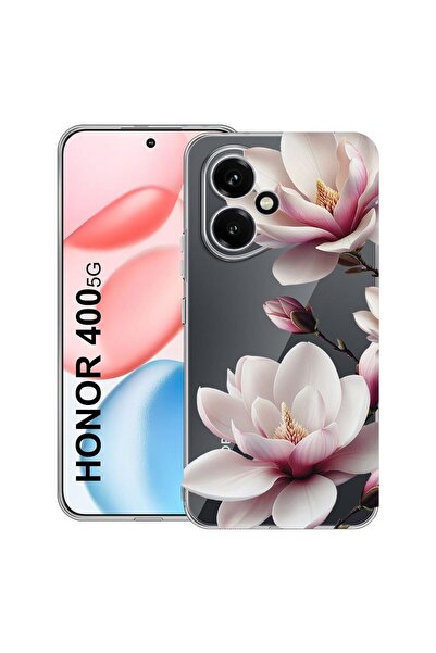 bestcase ¬Æ Husa Anti Shock Compatibila cu Honor 400, Floral - Pink Magnolia,...