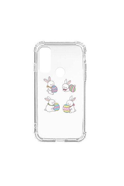 bestcase Husa Anti Shock Silicon Compatibila Cu Motorola Moto E40, Easter Rab...