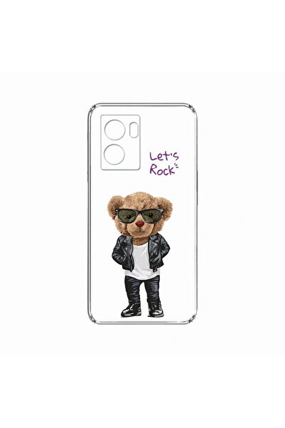 bestcase 2ММ тънък силиконов калъф, съвместим с OPPO A77s, дизайн  "Let's Roc...