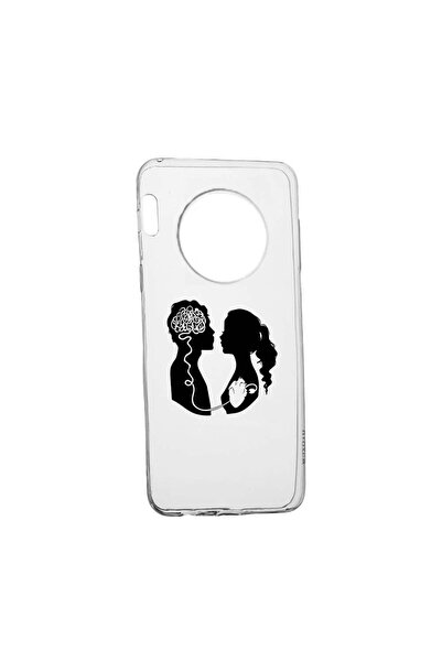 bestcase Θήκη σιλικόνης, Συμβατή με Huawei Nova Y90, Αγάπη με Εγκέφαλο, Ανθεκ...