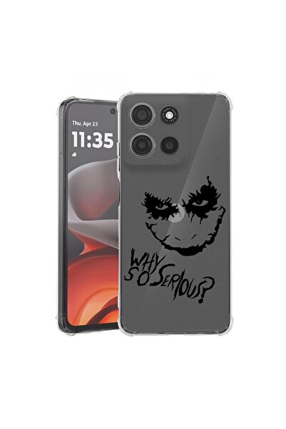 bestcase ¬Æ Husa pentru Motorola Moto G15, Anti Shock 1.5MM, Why So Seriuos?,...