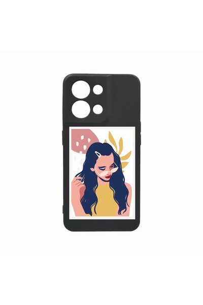 bestcase Husa Silicon, Compatibila cu Oppo Reno8 Pro, Summer Girl, Rezistenta...