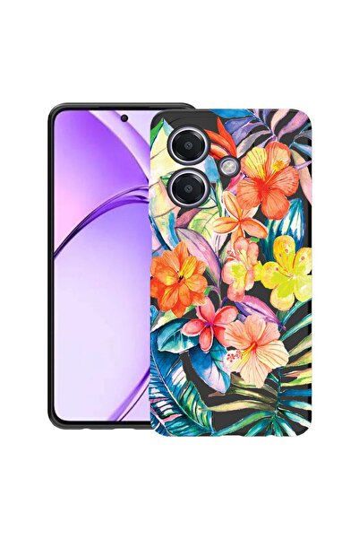 bestcase ¬Æ Husa pentru OPPO A60 5G / A40 / A40M, Topical Flowers, Slim Silic...