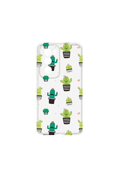 bestcase ¬Æ Husa Clear Silicon 2MM, Compatibila Cu OPPO Reno12 5G, Cactus, An...