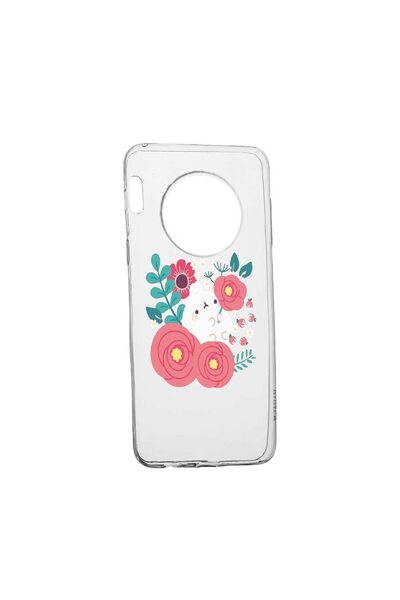 bestcase Husa Silicon, Compatibila Cu Honor Magic4 Pro, Rabbit in flowers, re...