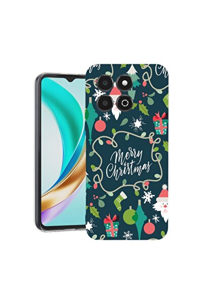 bestcase Husa pentru Honor X6b, BestCase¬Æ Clear Silicon 2MM, Merry Christmas...