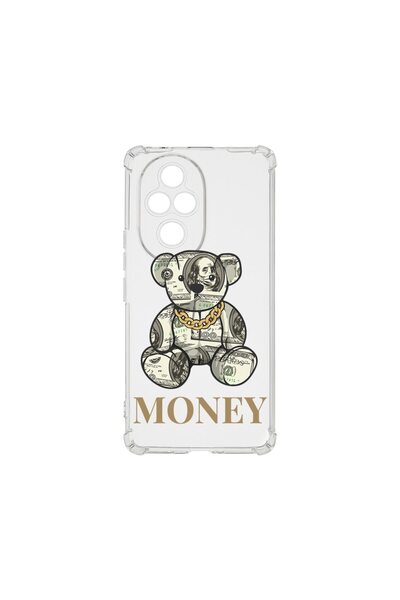 bestcase Husa Anti Shock 1.5MM, compatibilă cu Honor 200 Pro, Teddy Bear Mone...