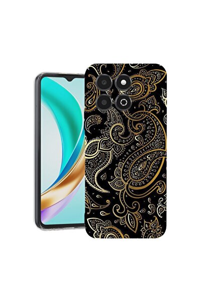 bestcase Θήκη για Honor X6b, BestCase® Διαφανής Σιλικόνη 2MM, Χρυσό Σχέδιο, Α...