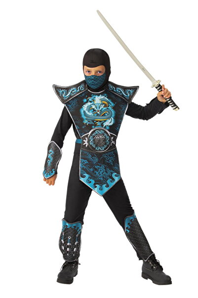 Rubies Costum de carnaval - Ninja Dragon Albastru