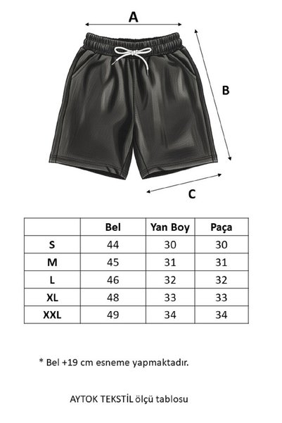 aytok tekstil Cotton 2 Pcs Unisex Women's Men's Shorts Set Plain Color Without Printing