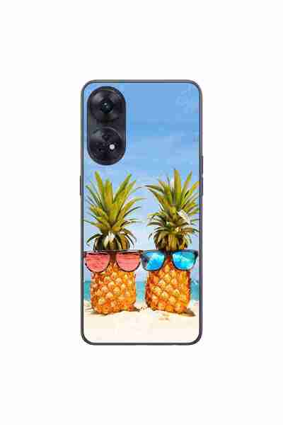 OEM Husa compatibila cu Oppo Reno8 T 4G Silicon Gel Tpu Model Beach Pinneaples
