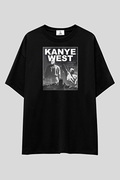 UmbraWear Kanye West T-Shirt |   Unisex 100% Cotton Black & White Printed Nic...