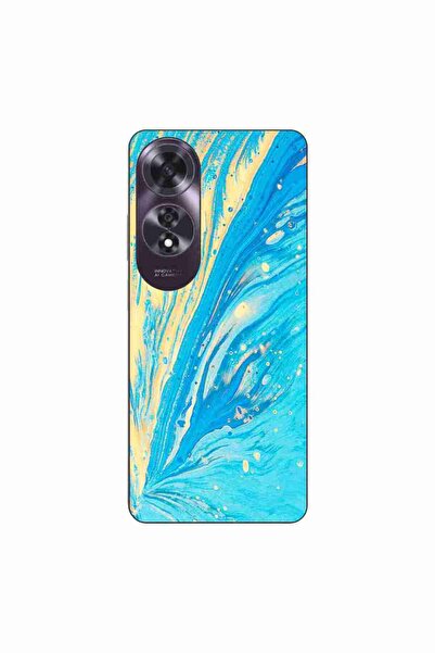 OEM Husa compatibila cu Oppo A60 4G Silicon Gel Tpu Model Aqua Bloom
