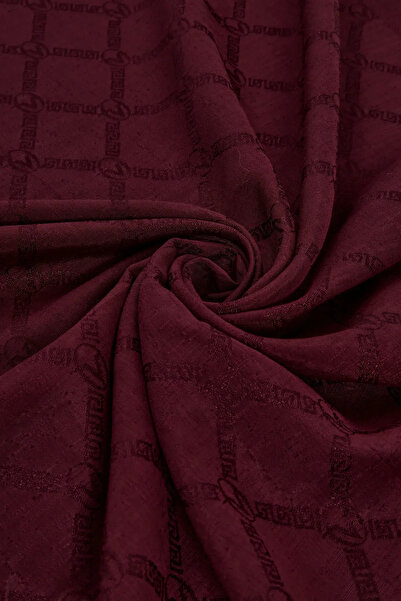 Valentino Orlandi Siena Logo Pattern Jacquard Shawl