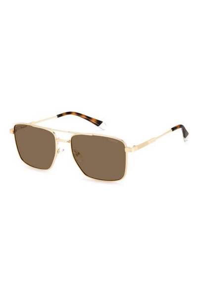 Polaroid PLD 4134/S/X MATTE GOLD for MAN Sunglasses 57 mm