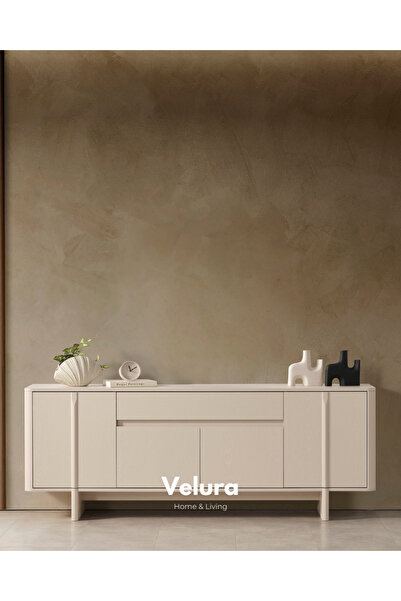 Velura Home & Living Eylül Konsol - Krem (Ayna Hariç)